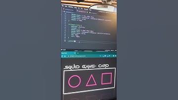 Squid Game Card Using html, css & js #squidgame  #html #css #js  #developer #shorts