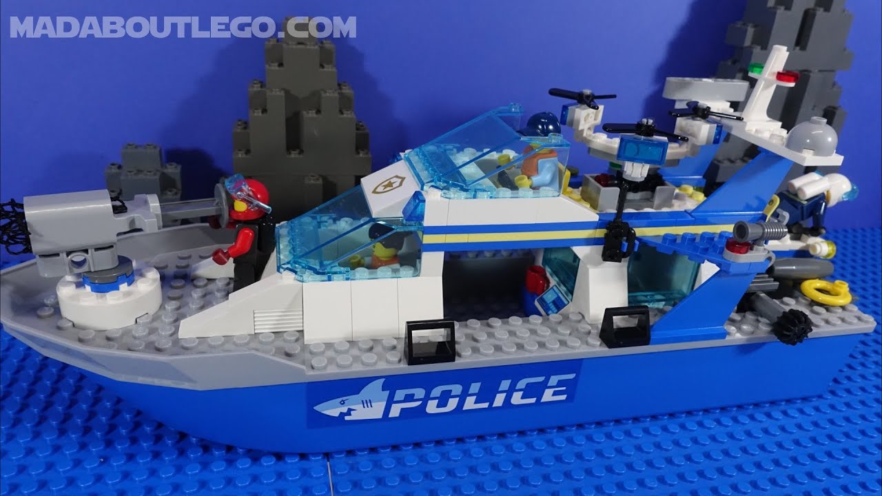 LEGO City Police Patrol Boat 60277. - YouTube
