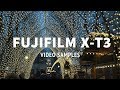 Fujifilm xt3 samples 4k 60p  120p