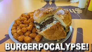 5 Pound Burger Challenge: Burgerpocalypse at Dakota Burger Comapny | Freak Eating in North Dakota