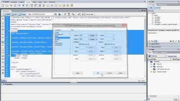 How to create three 3 columns on dreamweaver