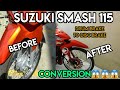 Smash 115 | Drum Brake to Disc Brake Conversion Rear and Front | Magkano inabot?😱