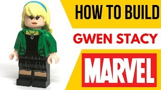 How To Build Gwen Stacy From Marvel Comics As A Lego Minifig