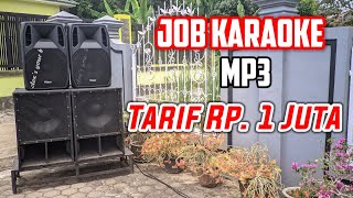 Review Soundsystem Hajatan Job Mp3 Tarif Rp 1 Juta  Sound System Hajatan