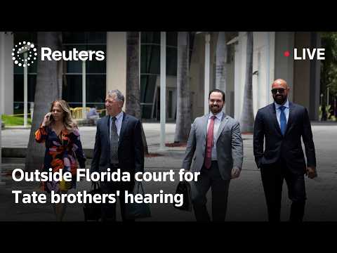 LIVE: Outside Florida court for Tate brothers' hearing