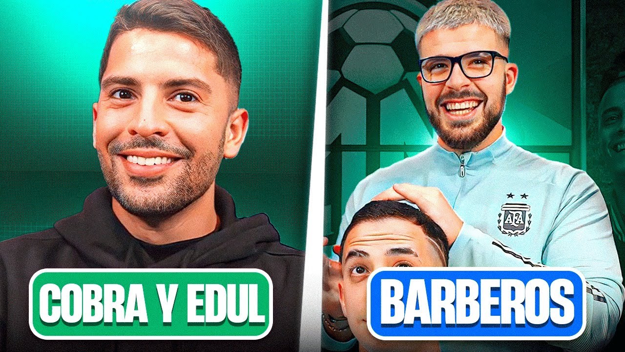 ⚽ MAESTRO NAVAJAS - LA COBRA y GASTON EDUL BARBEROS POR 1 DÍA 🤩🔥 Capitulo #11