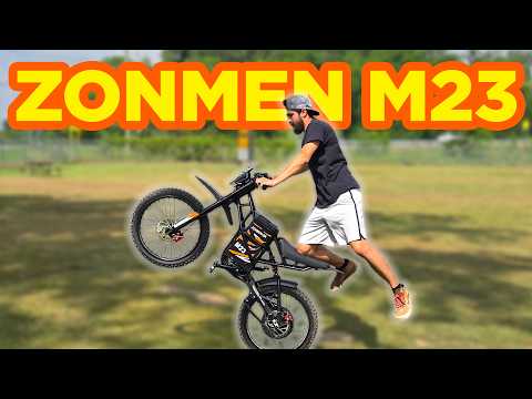Riding The Zonmen M23: 50+ Mph Off-road Electric Dirt Bike!