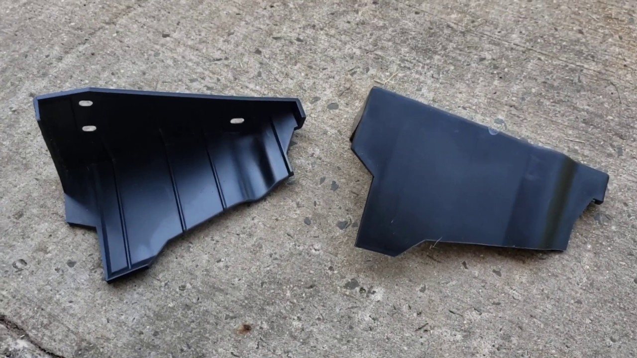 70 71 Cuda E Body K Frame Splash Shields Reproductions Compared to