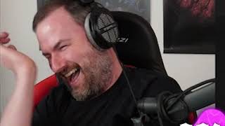 man laughing at his own joke