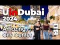 Dubai  amazing city center burj khalifa  4k  walking tour