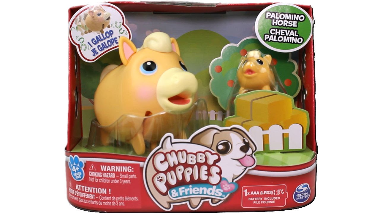 Chubby Puppies and Friends Palomino Horse with Baby Unboxing Review