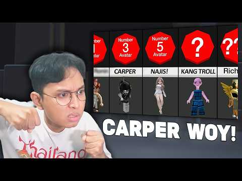 AVATAR CAPER NAJIS, avatar roblox ini sesuai karakter asli lu di dunia nyata