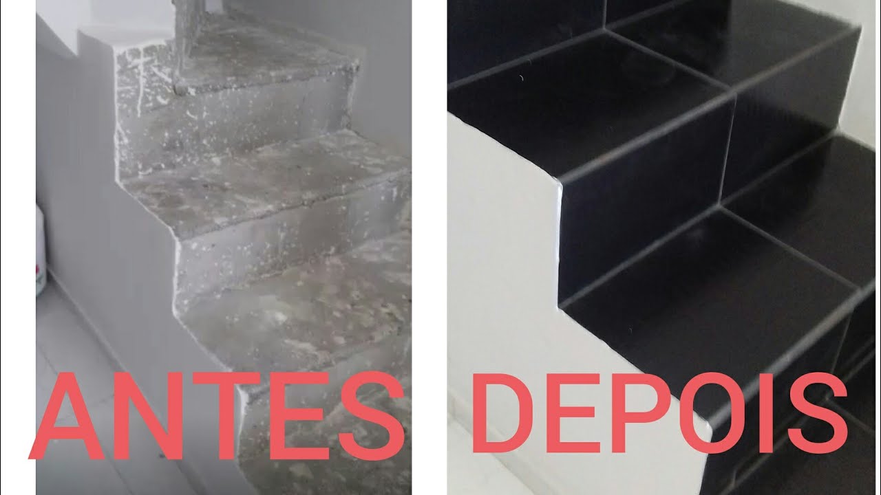 COLOCANDO CERÂMICA NA ESCADA - YouTube