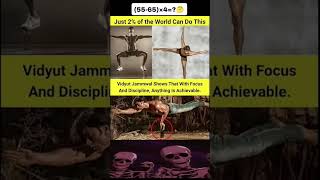 Vidyut Jammwal Shows That With Focus And Discipline, Anything Is Achievable.💪🏻💥#vidyutjammwal #viral