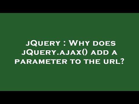 jQuery : Why