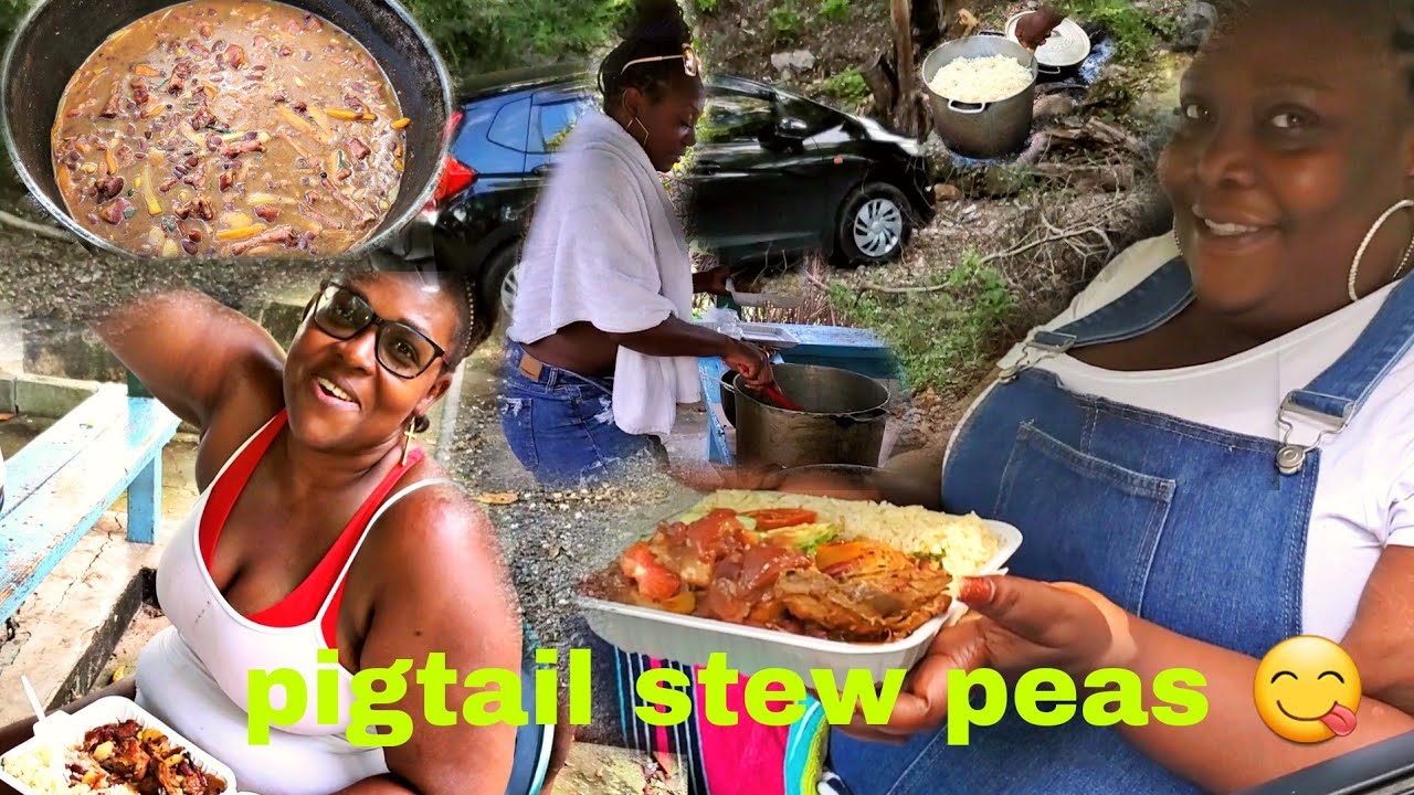 most appetizing cookout for subscribers pigtail stew peas and white