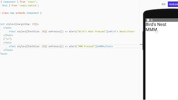 React Native Bug in Text Component Nested Mode