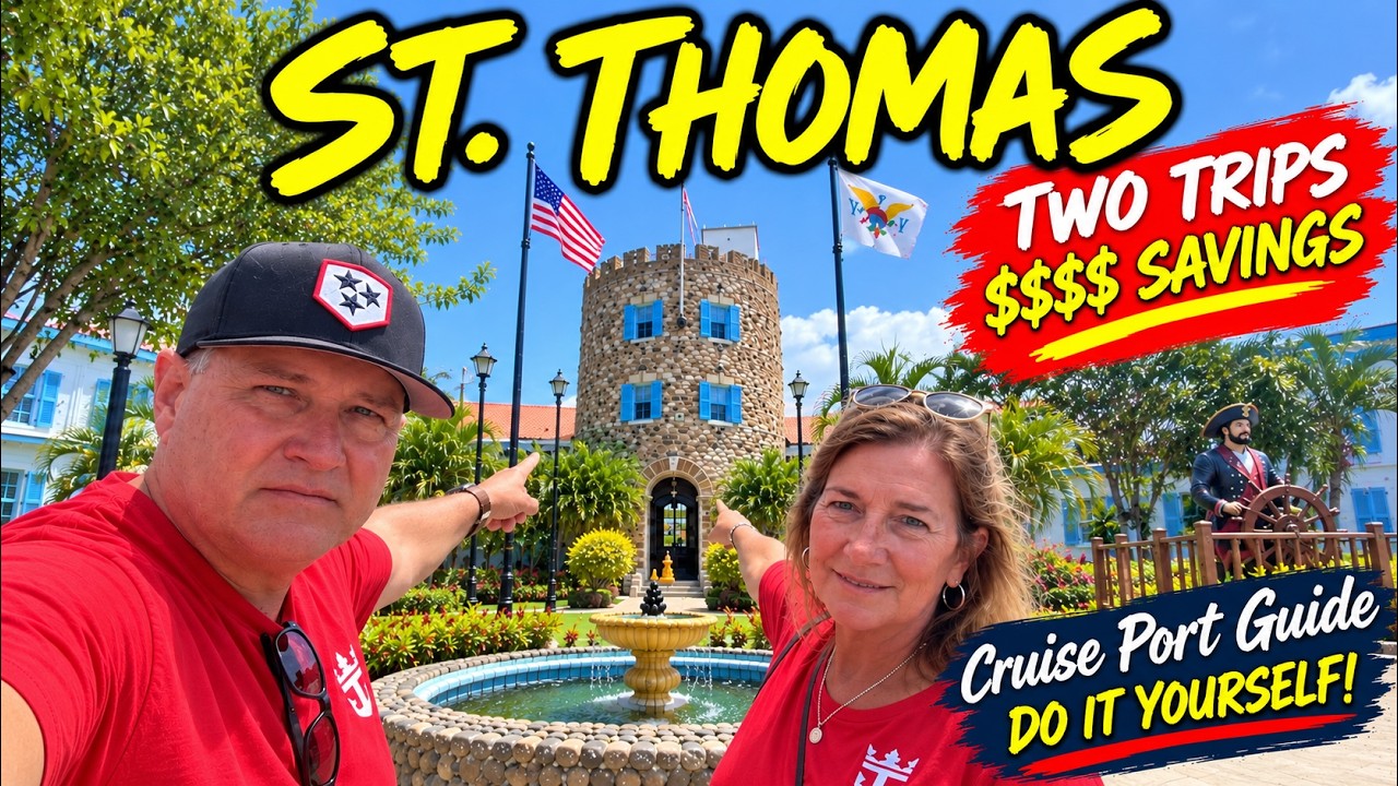 St.Thomas Cruise Port Guide: We Did It TWO Ways! Which Was Better?