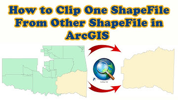 How to Clip One ShapeFile From Other ShapeFile in ArcGIS #gis #arcgis #shapefile #ClipShapefile