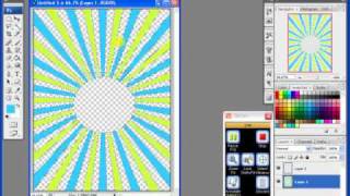 How to make a sun vector on photoshop cs3