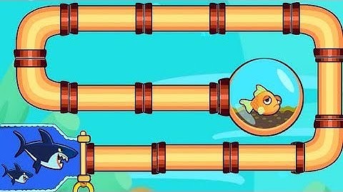 save the fish / pull the pin level android game save fish pull the pin puzzle / mobile game