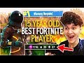 This 15 Year Old Kid Is The BEST Fortnite Player In The World (My Little Brother)