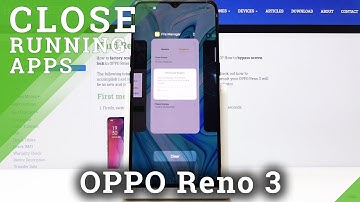 How to Turn Off Running Apps in OPPO Reno 3 – Disable Background Apps