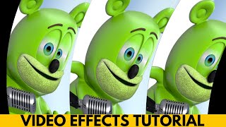 (VIDEO TUTORIAL) ENGLISH GUMMY BEAR Gummibär SONG | 6 DIFFERENT EFFECTS - TUTORIAL PART 19