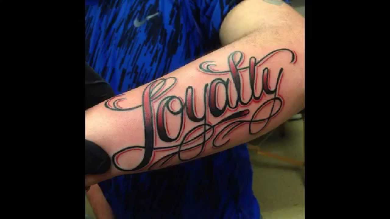 Discover 70 cursive loyalty tattoo best  thtantai2