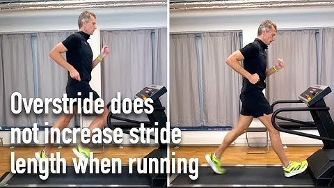 Overstride does not increase stride length when running