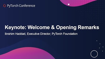 Keynote: Welcome & Opening Remarks - Ibrahim Haddad, Executive Director, PyTorch Foundation