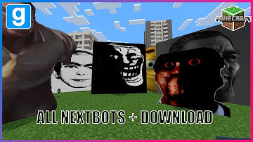 I Spawned 100+ Nextbots | Minecraft PE