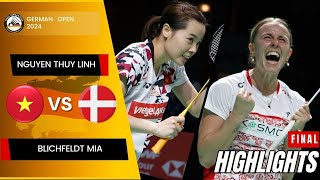 Nguyen Thuy Linh (VIE) vs. Mia Blichfeldt (VIE) - F | German Open 2024