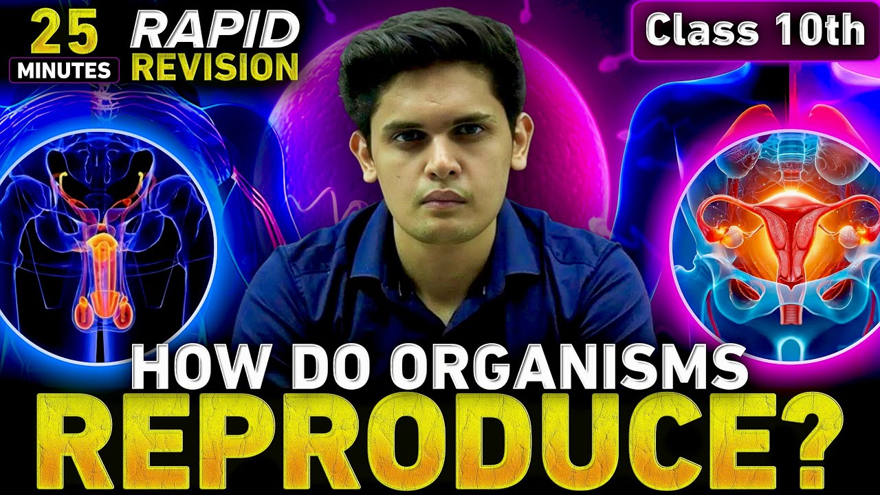 How Do Organisms Reproduce in 25 Minutes🔥| Class 10th | Rapid Revision | Prashant Kirad
