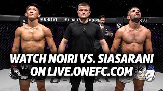 Masaaki Noiri vs. Mohammad Siasarani | ONE SAMURAI 4 | Post-Fight Interview