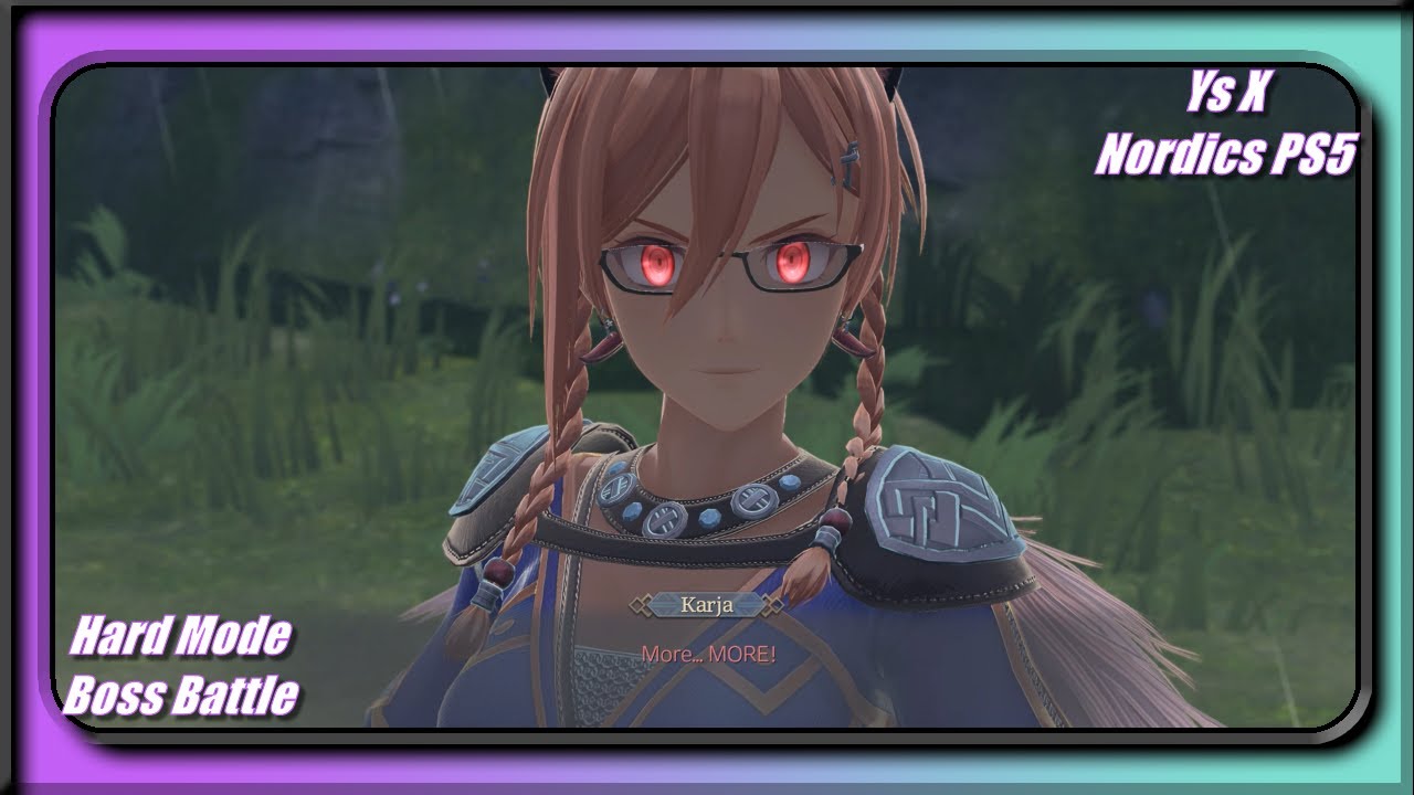 Ys X Nordics PS5 | Hard Mode Boss | Berserker Karja