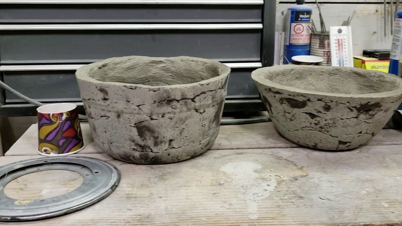 Mold making/Hand packed pots/rubber update/fiberglass top. YouTube