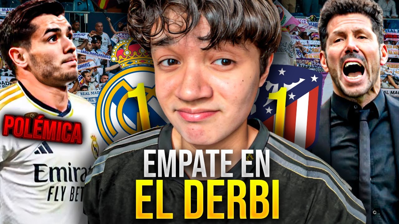 EMPATE en el DERI MADRILEÑO - Real madrid 1 VS 1 Atletico de madrid ...