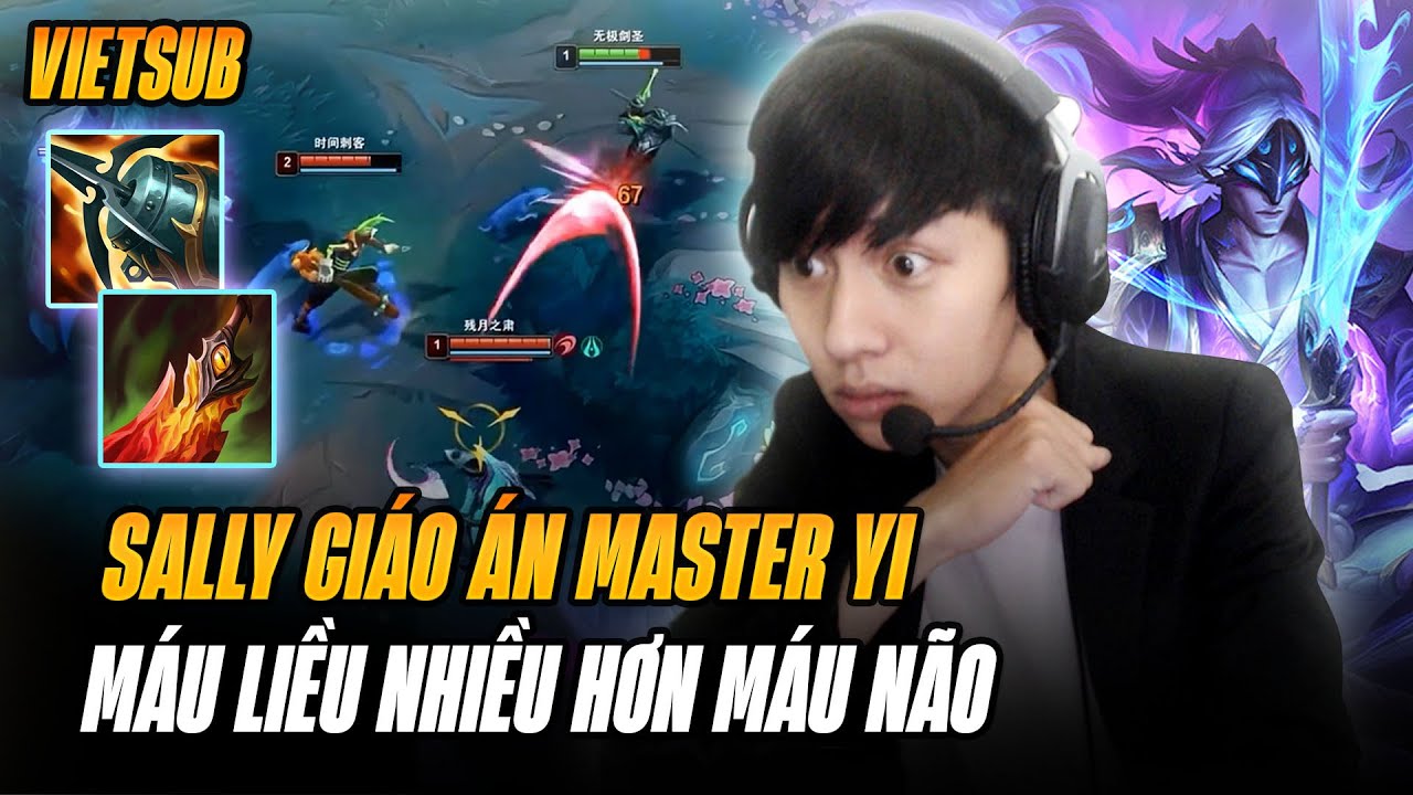 (Vietsub) Sally Cùng Con Master Yi Liều Thì Ăn Nhiều Đi Đường Tà Cướp Rừng Lv1 Và Cái Kết