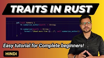 Traits  in Rust Language in Hindi | Rust Tutorial 2023 in Hindi