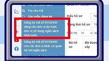 HƯỚNG DẪN ĐĂNG KÝ MÃ SỐ ĐƠN VỊ CÓ QUAN HỆ VỚI NGÂN SÁCH TRÊN CỔNG DỊCH VỤ CÔNG CỦA BỘ TÀI CHÍNH