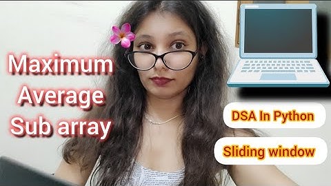 LeetCode 643 | Maximum Average Subarray I Sliding Window Python| Nidhi Chouhan