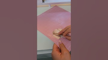 GLITTER HTV AND FABRIC LAYERING ❤️ #applique #htvvinyl