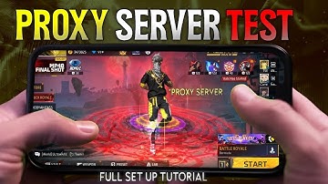 Free Fire 0xKibo Proxy Server Set-up Step By Step By Exitxlkzzz 😱
