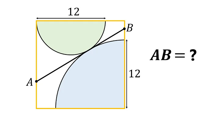 Solving a viral geometry problem from Twitter