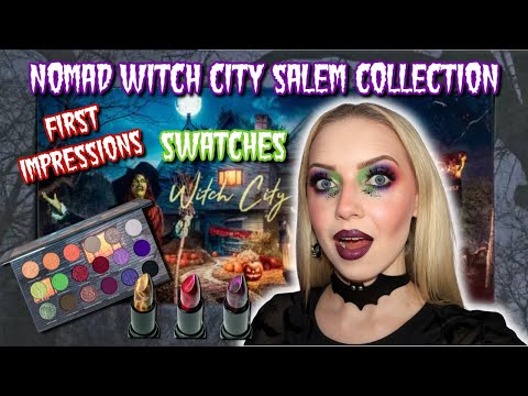NOMAD WITCH CITY SALEM COLLECTION | FIRST IMPRESSIONS & SWATCHES 🐈‍⬛🧙🏻‍♀️