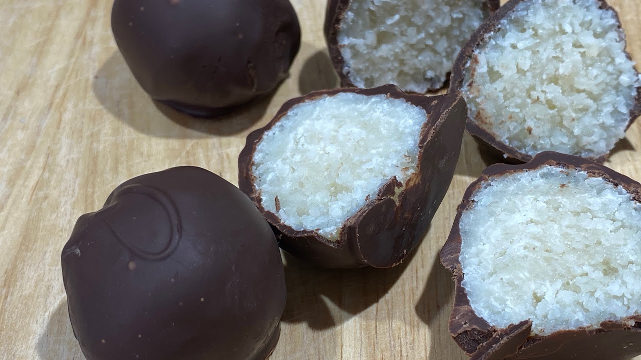 Home made Chocolate Covered Coconut Candy YouTube