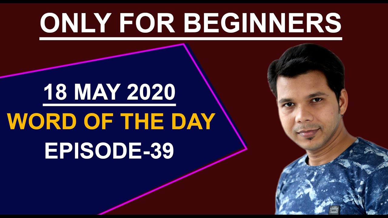 EPISODE -39 WORD OF THE DAY || #wordsmeaning - YouTube