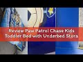 Review Paw Patrol Chase Kids Toddler Bed with Underbed Storage by HelloHome, Blue