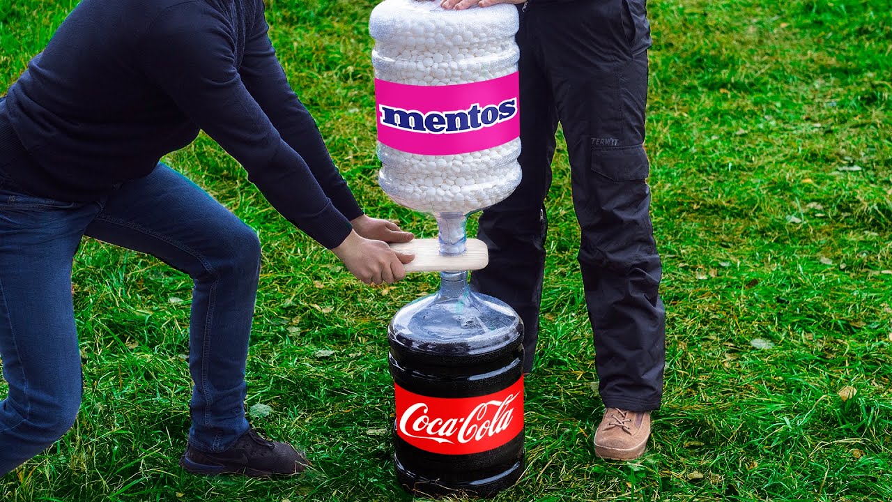 Experiment Coca Cola VS Mentos